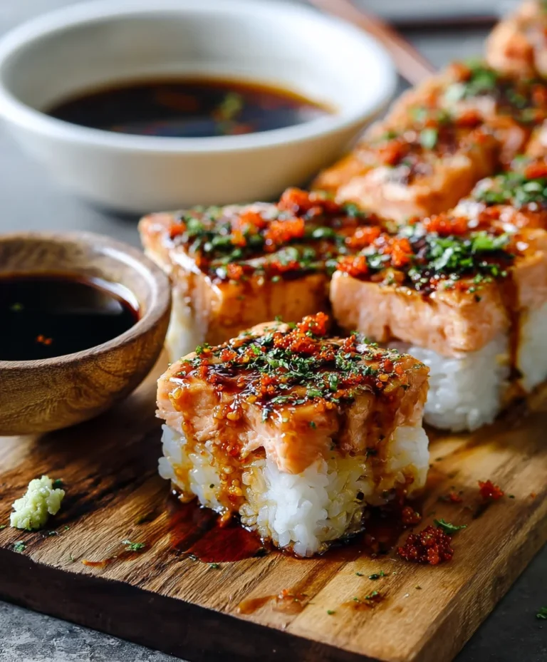 Spicy Salmon Sushi Bake Recipe – Easy Delicious Meal