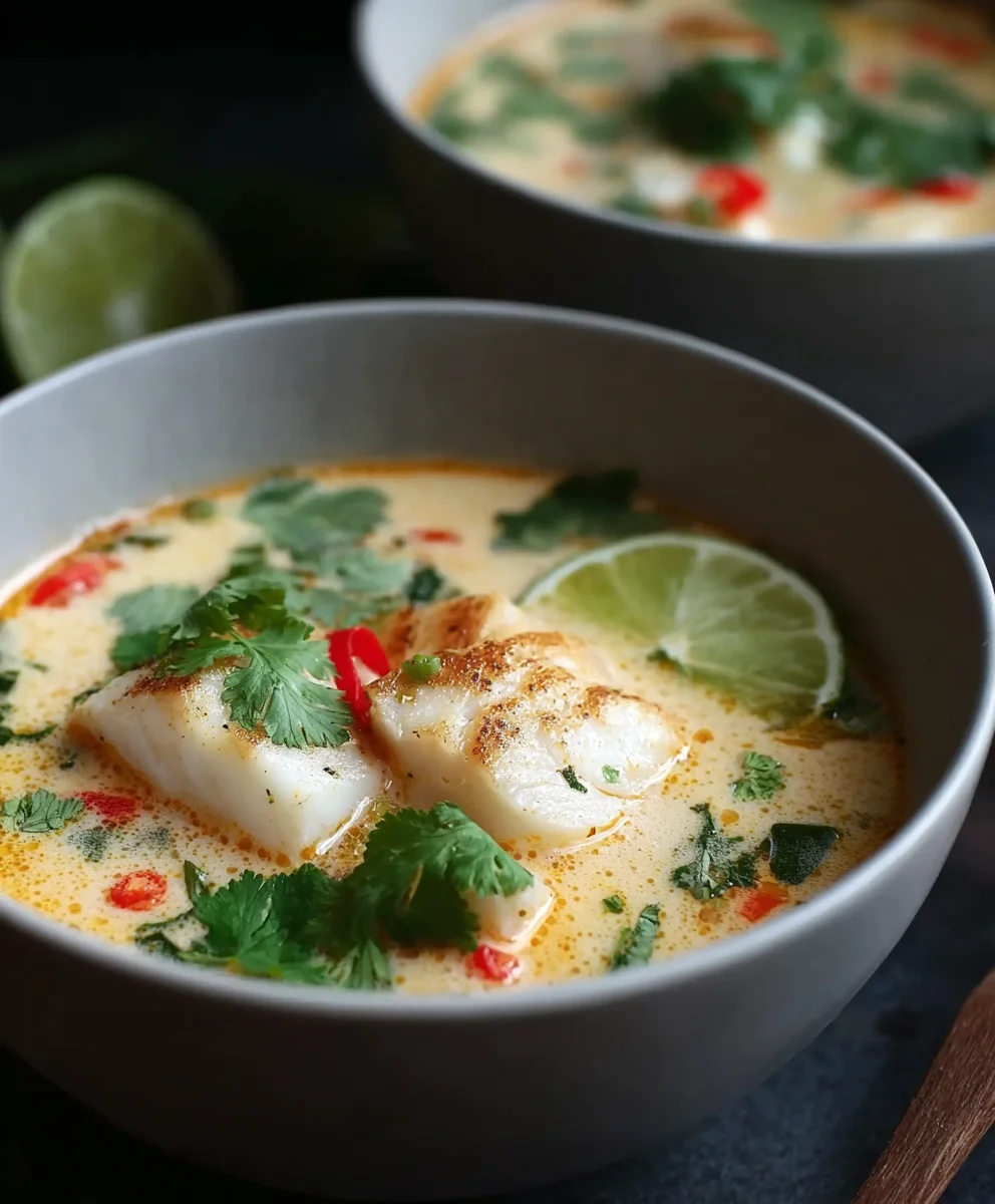 Coconut Lime Fish Soup- A Flavorful Delight