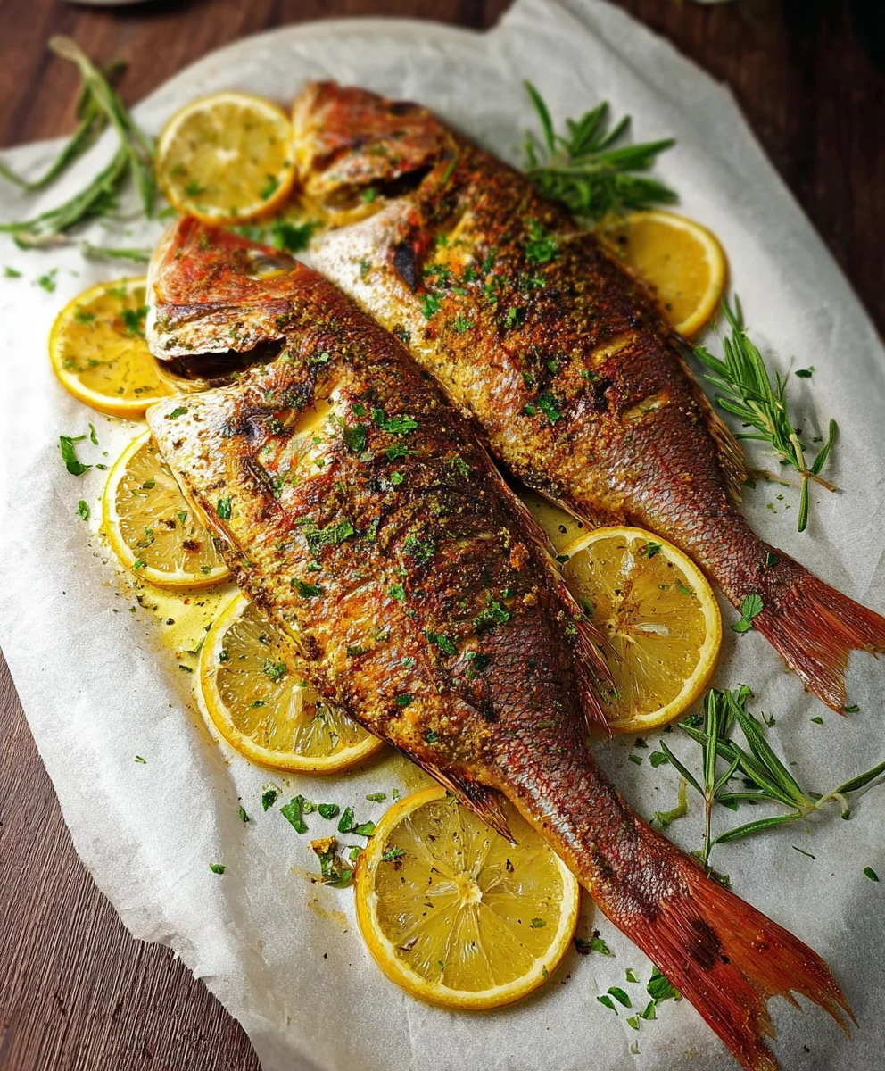Oven Baked Whole Snapper - Simple & Delicious Recipe