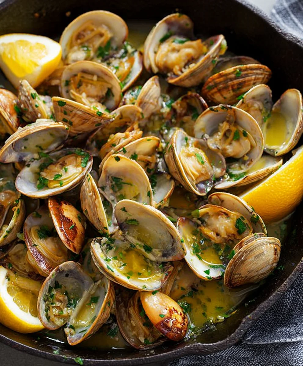 Garlic Butter Clams Recipe - Easy & Flavorful