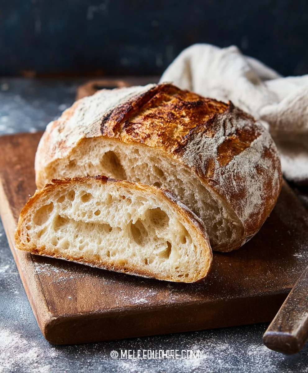 Easy Rustic Bread Recipe-Homemade Comfort