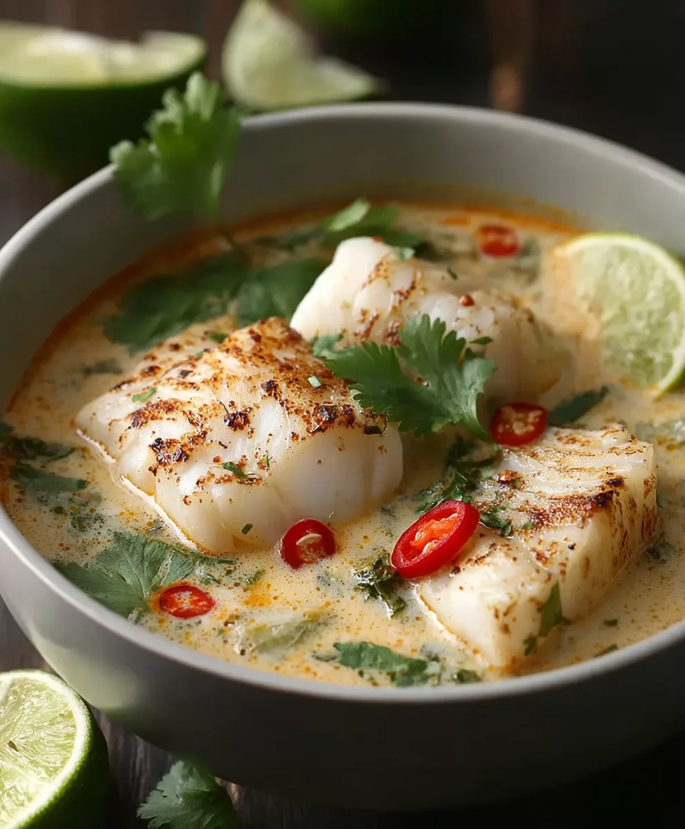Coconut Lime Fish Soup- A Flavorful Delight