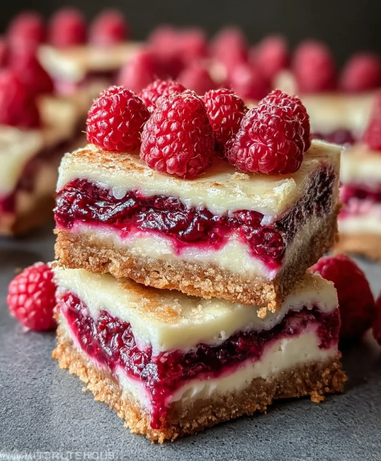 Easy Raspberry Cheesecake Bars – Decadent Treat