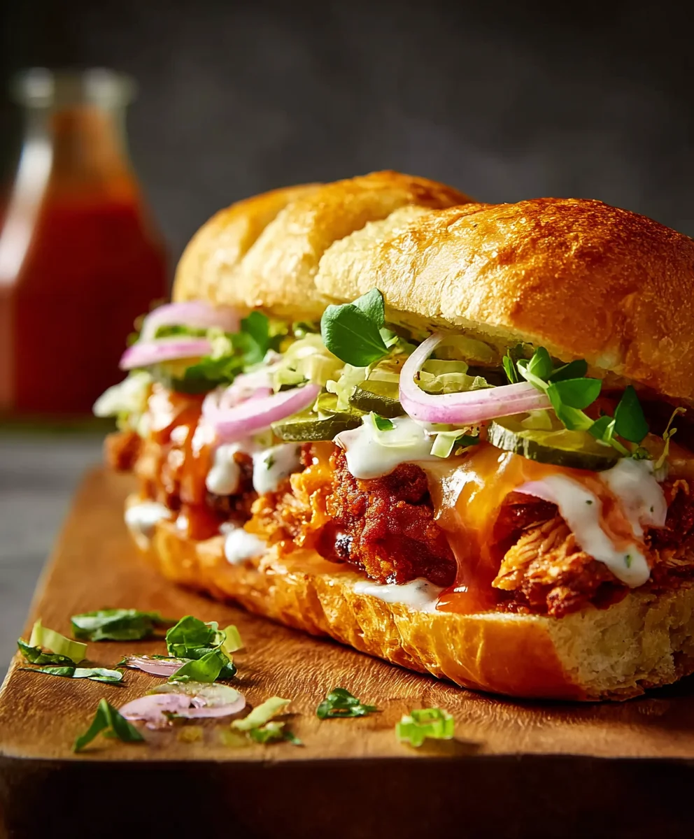 Spicy Baked Beef Nashville Hot Sandwich Recipe