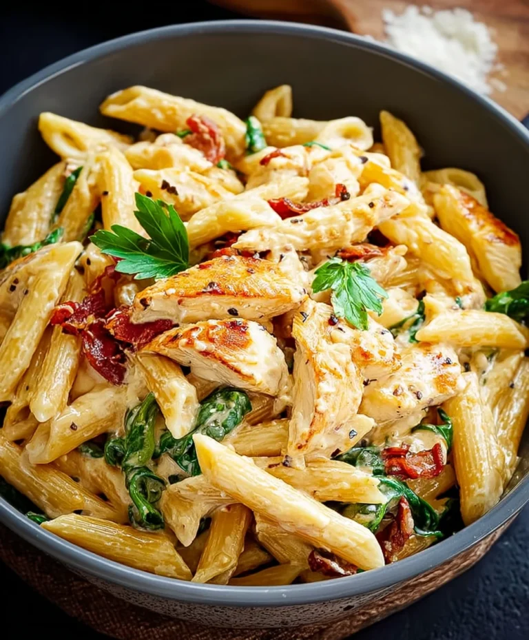 Crack Chicken Penne-Easy Creamy Pasta Bake