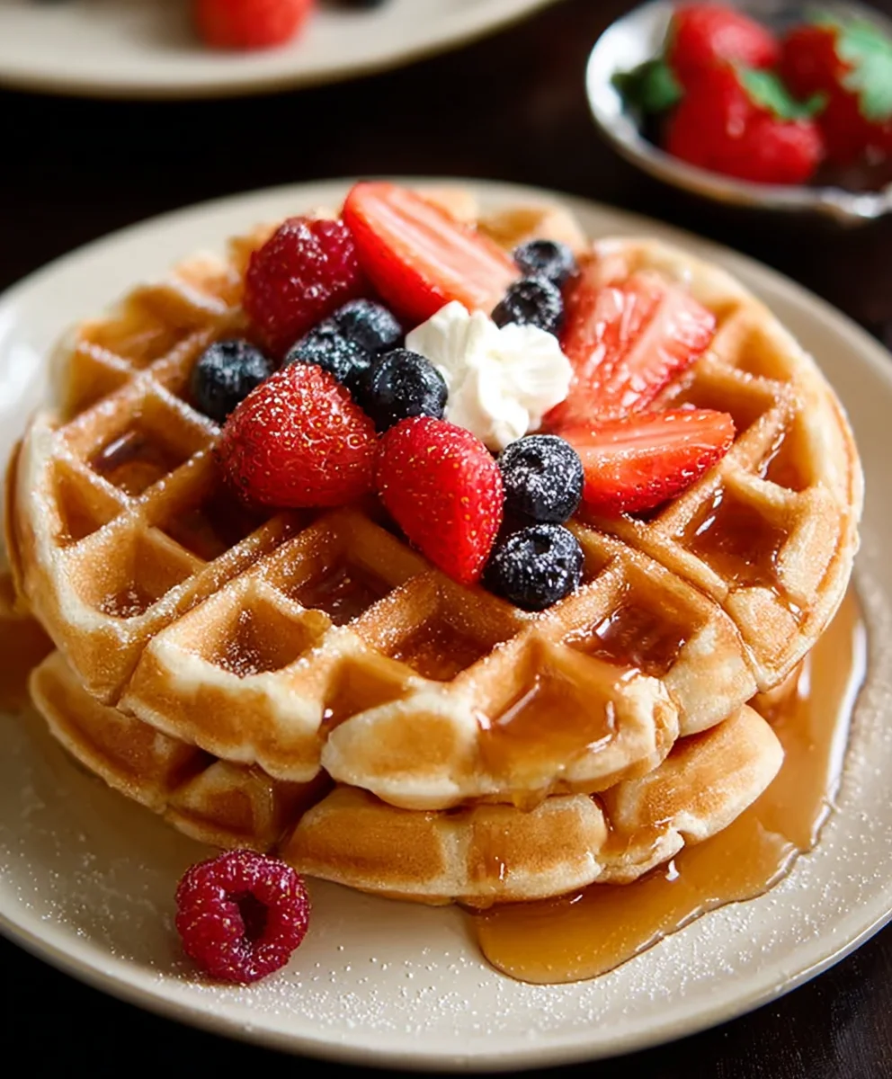 High Protein Waffles- Delicious & Healthy Breakfast