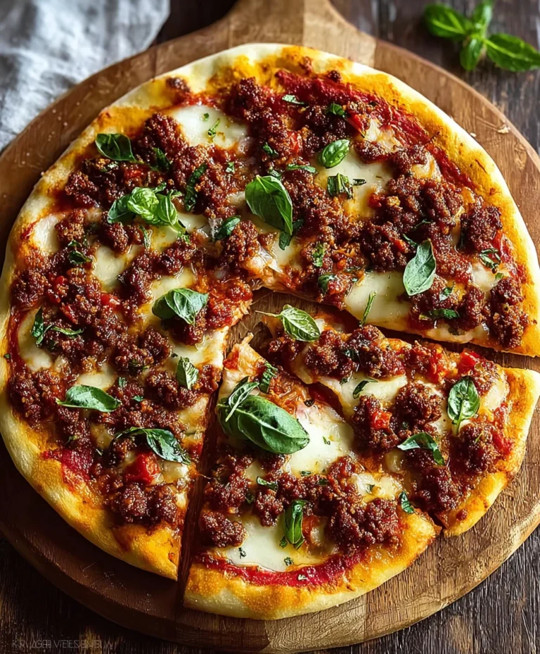 Beef Beef Chorizo Pizza Recipe – Bold & Flavorful