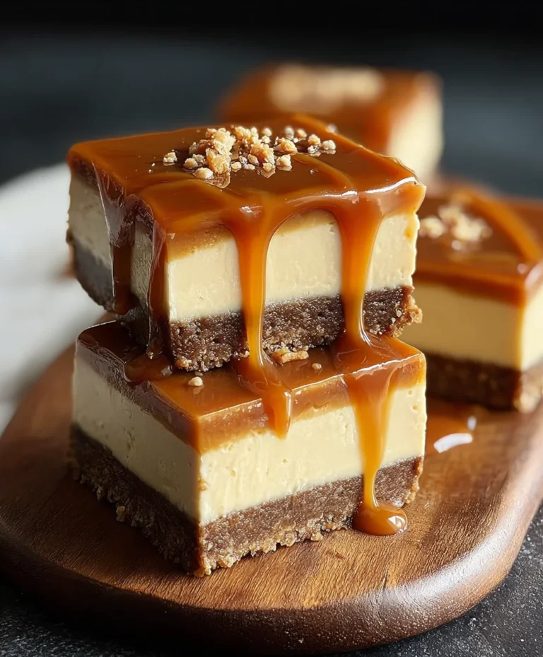 Decadent Dulce de Leche Cheesecake Bars-Sweet Treat