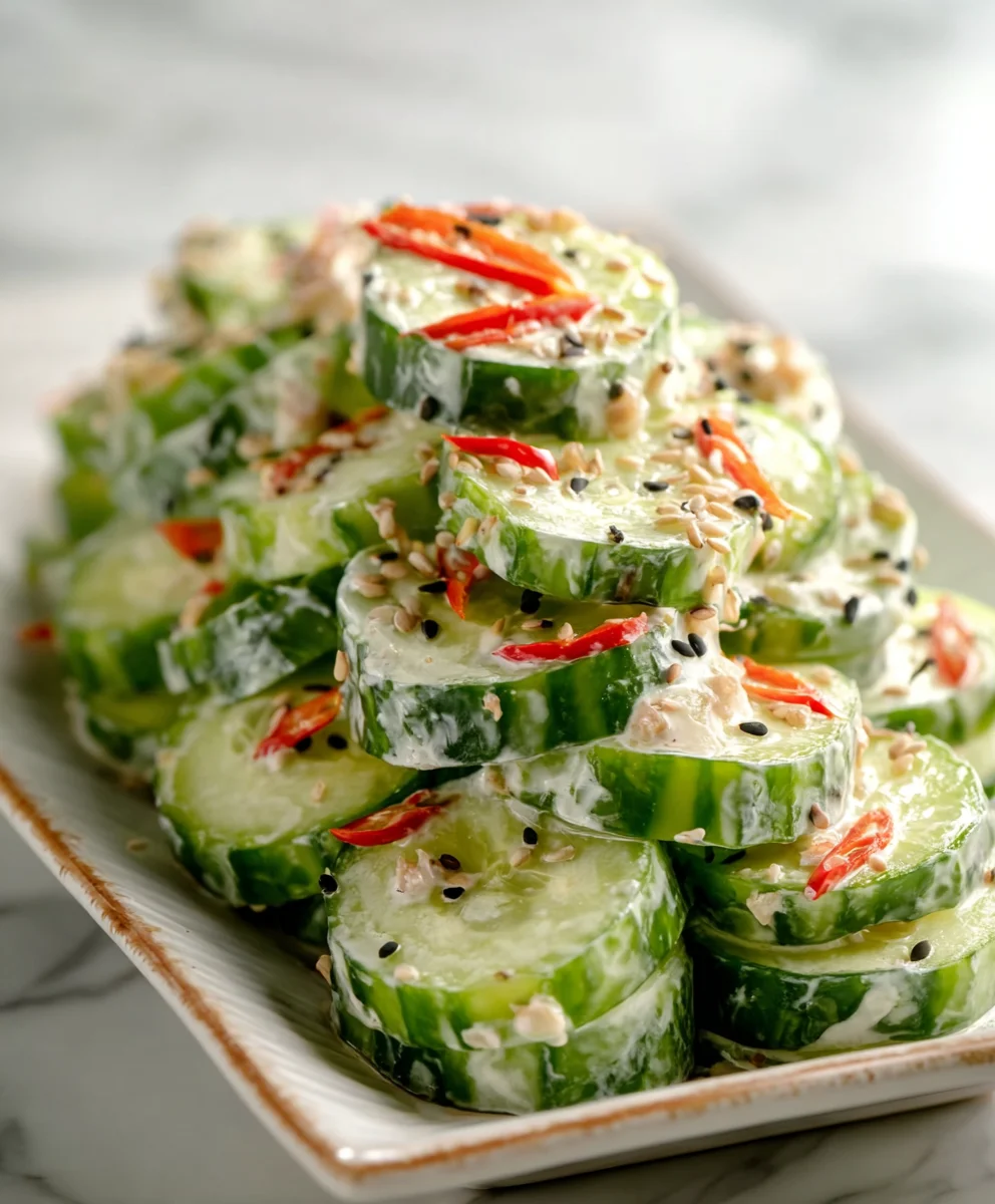Easy California Roll Cucumber Salad-Fresh & Quick