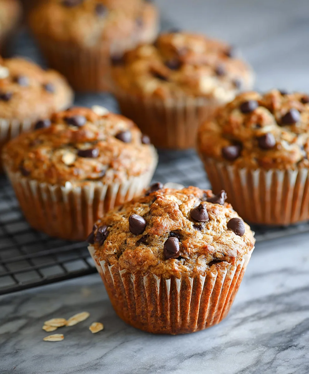 Healthy Banana Oatmeal Muffins-Easy & Delicious
