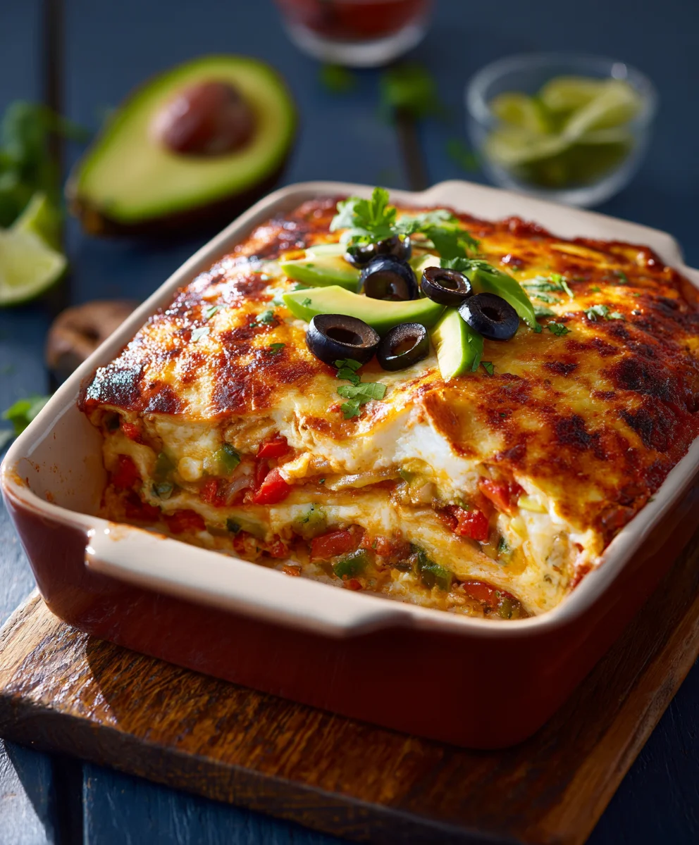 Healthy Veggie Mexican Lasagna Recipe-Easy & Delicious
