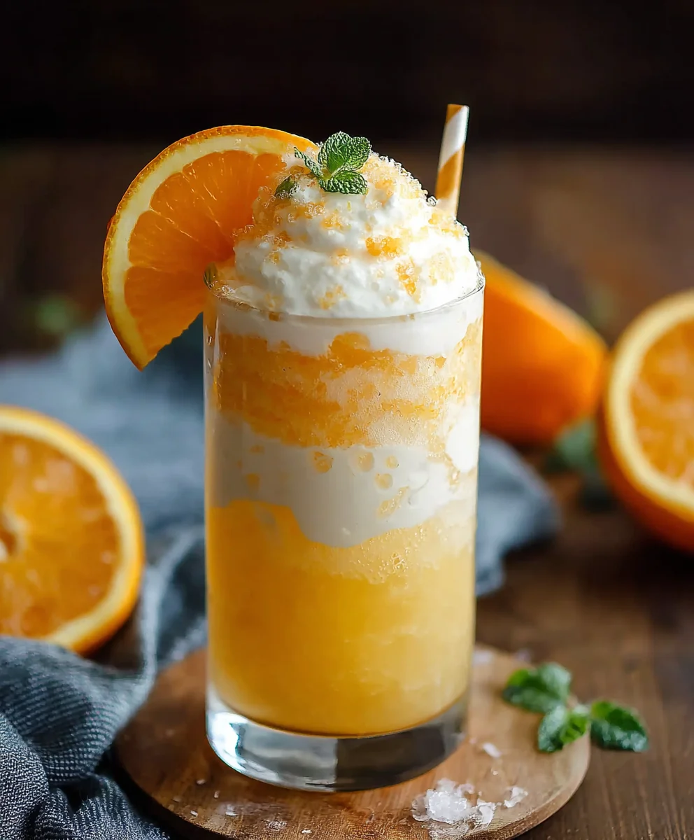 Creamsicle Dirty Soda- Creamy Orange Citrus Treat