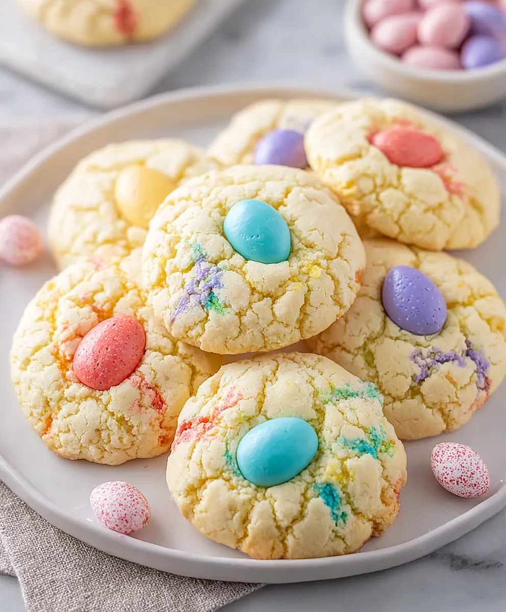 Easy Easter Cake Mix Cookies-Festive Spring Treats