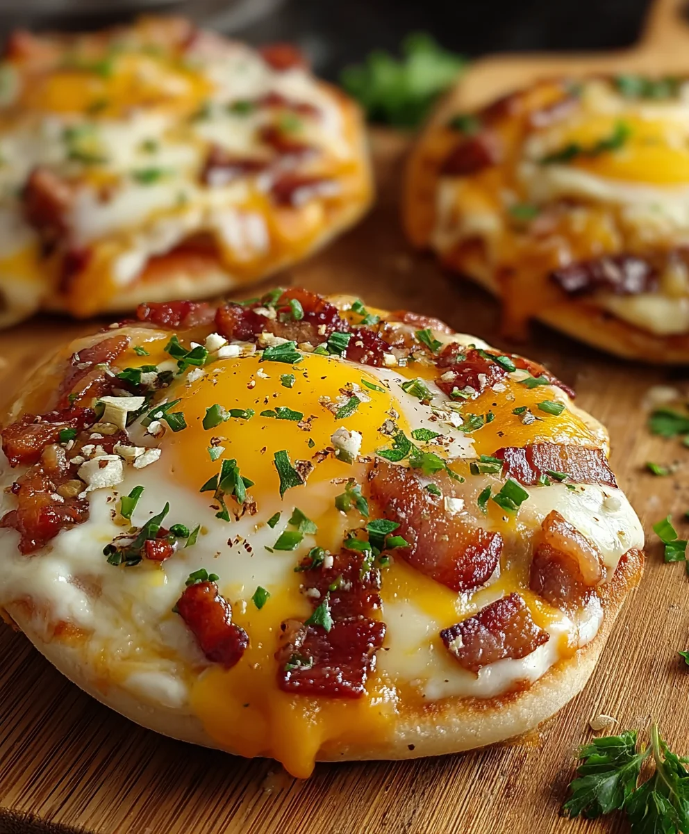 Easy English Muffin Breakfast Pizza Recipe