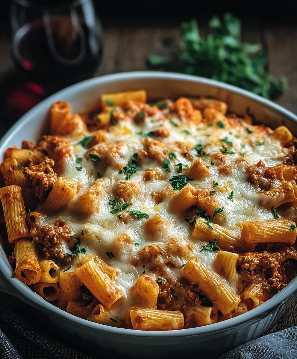 Creamy Cheesy Baked Ziti-Ultimate Comfort Food