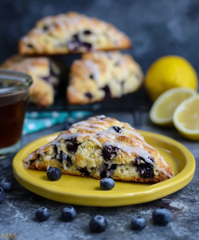 Sourdough Blueberry Lemon Scones-Perfect Discard Treat