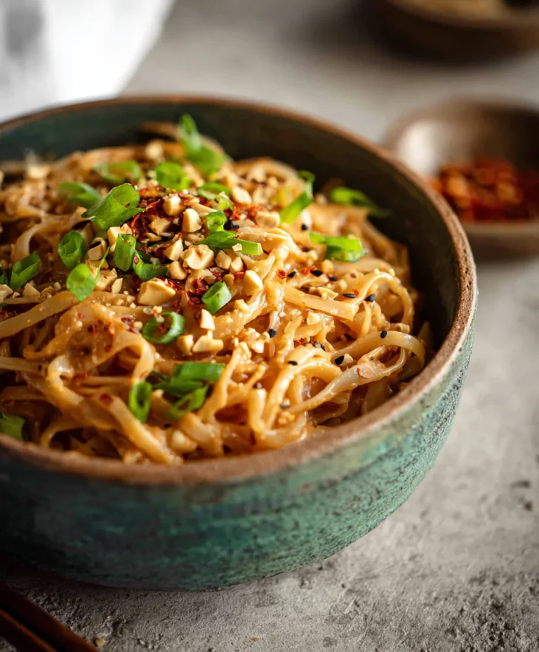 Spicy Peanut Butter Noodles- Quick & Flavorful Recipe