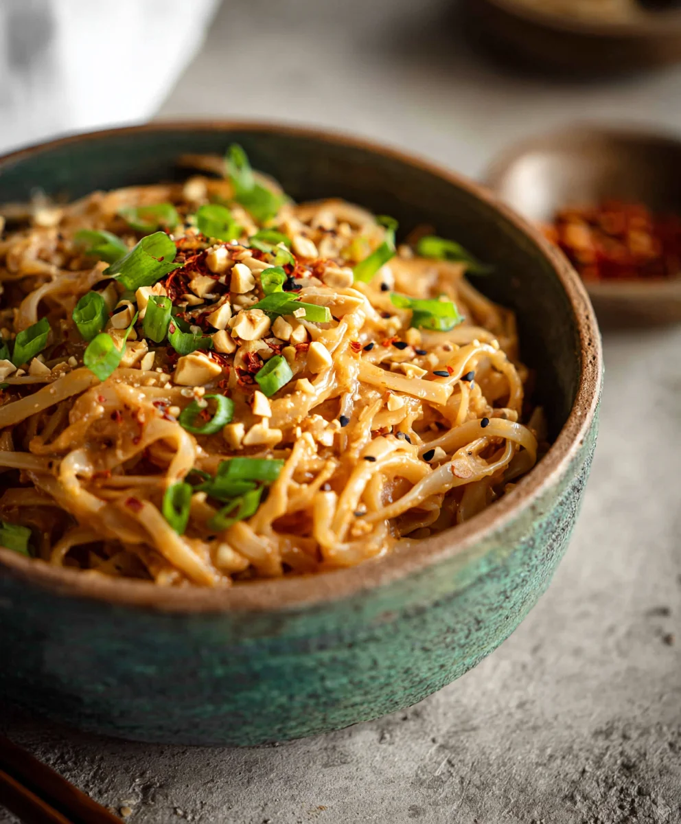 Spicy Peanut Butter Noodles- Quick & Flavorful Recipe