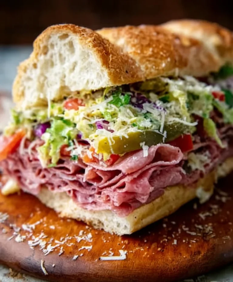 TikTok Viral Beef Grinder Salad Sandwich Recipe