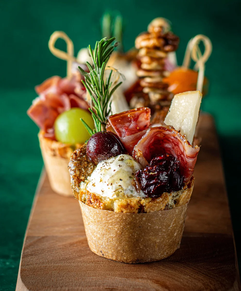 Easy Individual Charcuterie Cups-Party Perfect