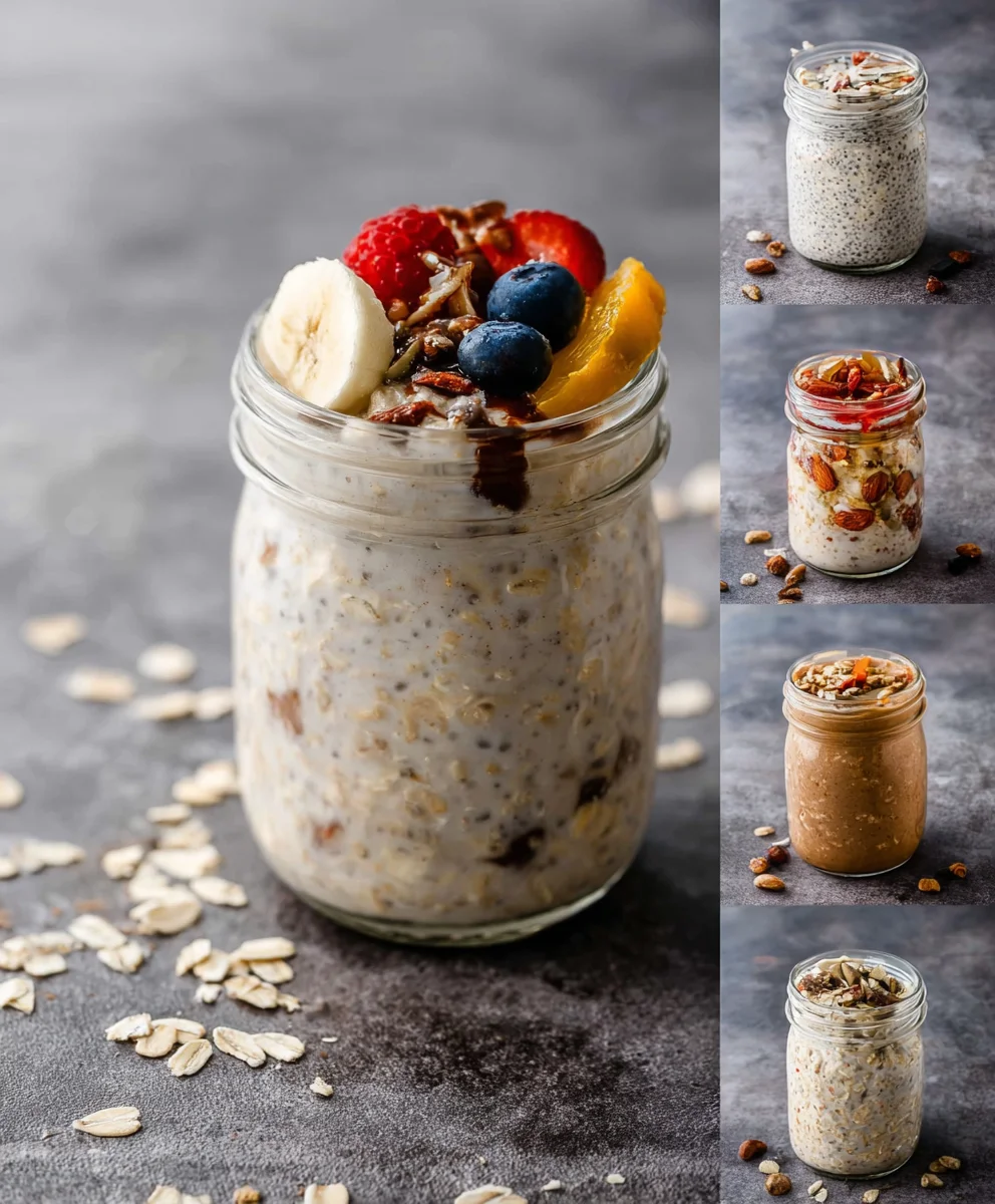 Overnight Oats Base Recipe - Delicious Flavors