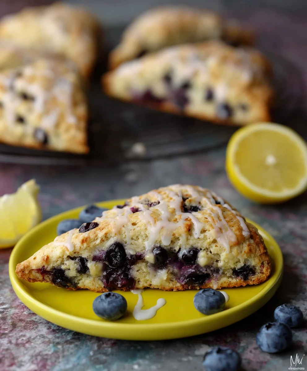 Sourdough Blueberry Lemon Scones-Perfect Discard Treat