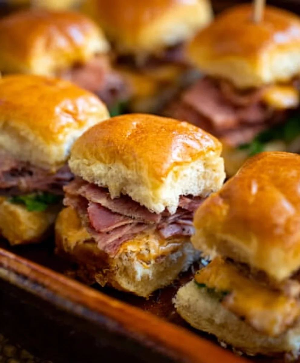 Mississippi Sin Beef Beef Ham Sliders Recipe
