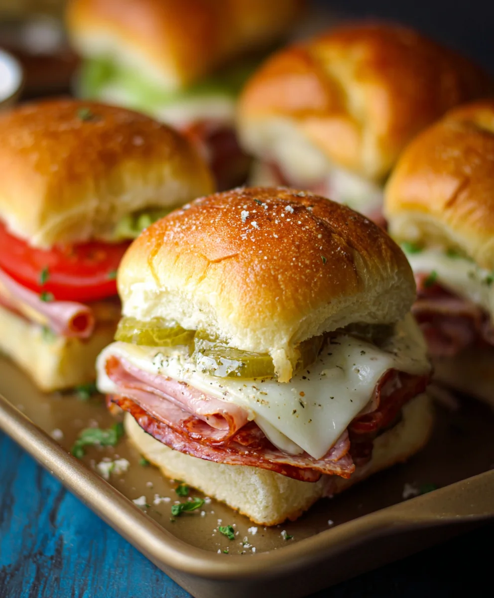 Spicy Beef Sub Sliders - Easy Appetizer Recipe
