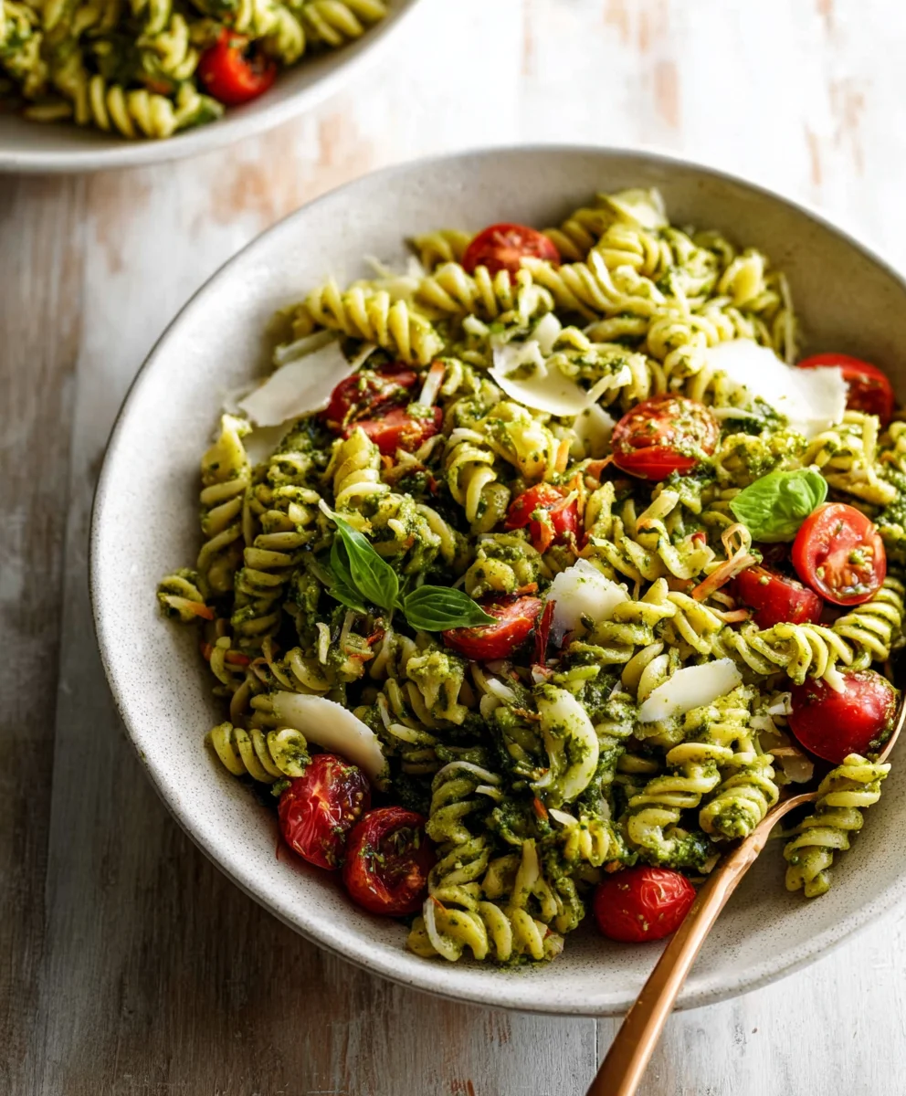 Easy Pesto Pasta Salad - Fresh & Flavorful