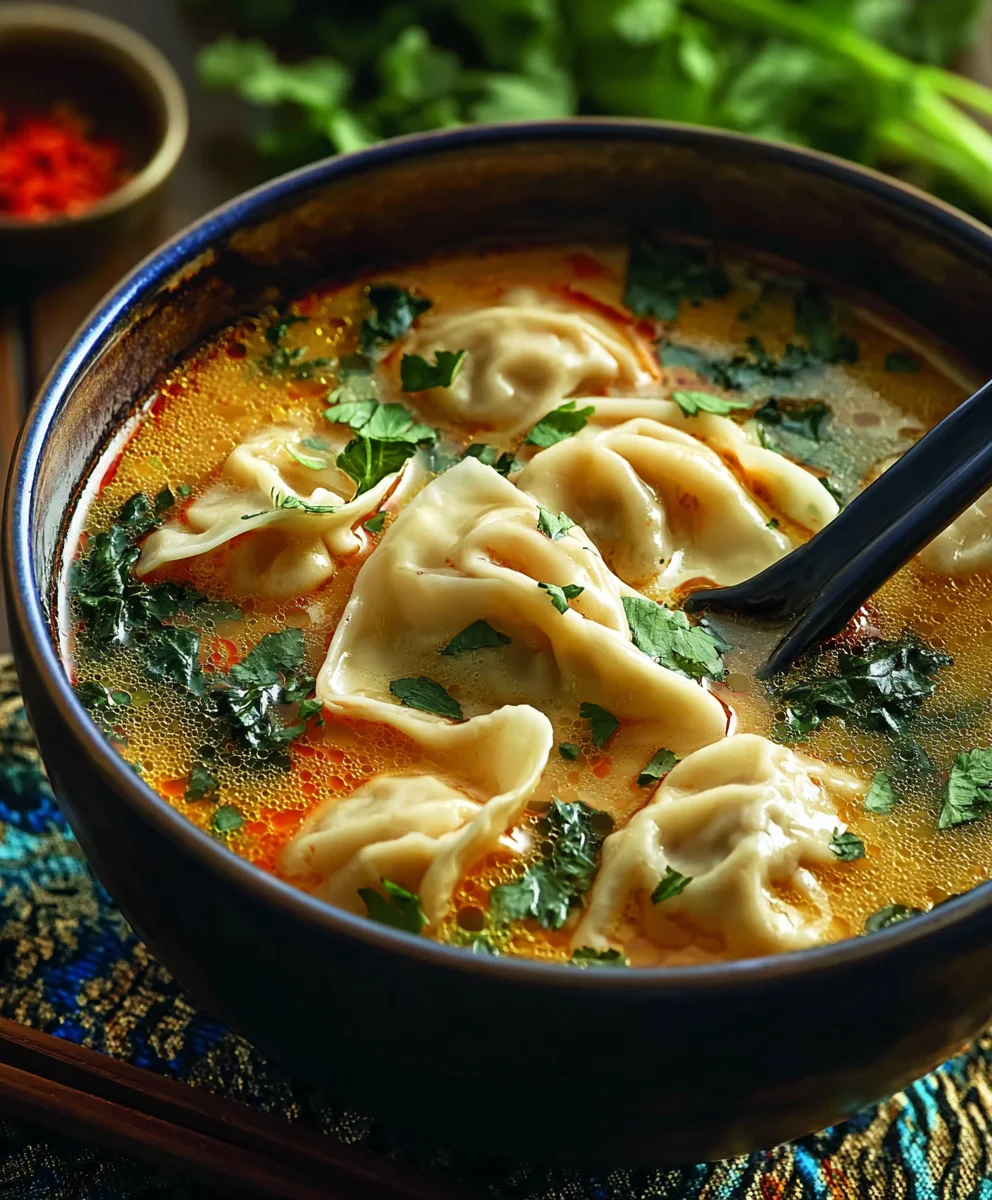 Easy Beef Potsticker Soup - Cozy Nights In Recipe