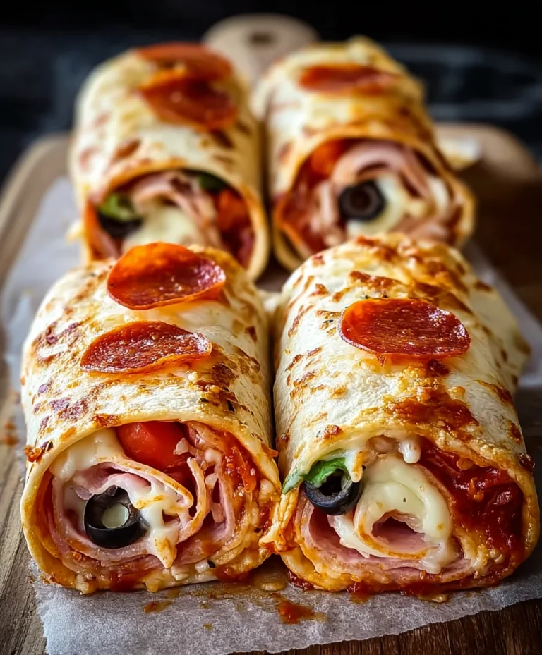 Easy Baked Pizza Wraps – Quick Family Dinner Idea