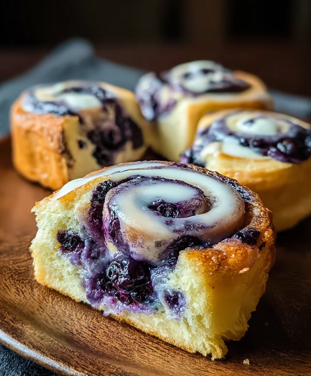 Blueberry Cheesecake Rolls-Easy Dessert Recipe