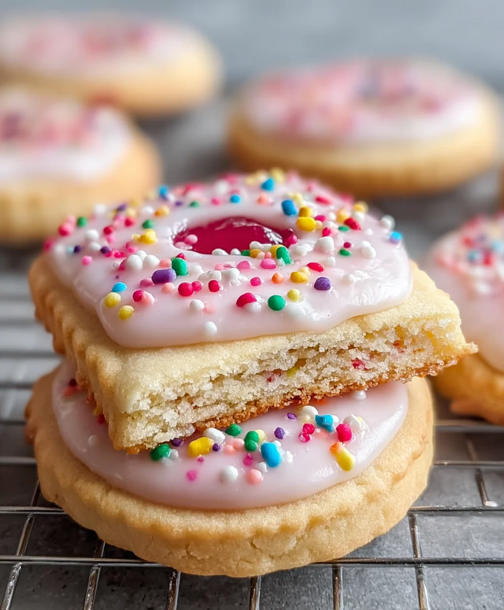 Frosted Pop-Tart Cookies-Deliciously Sweet & Easy Recipe