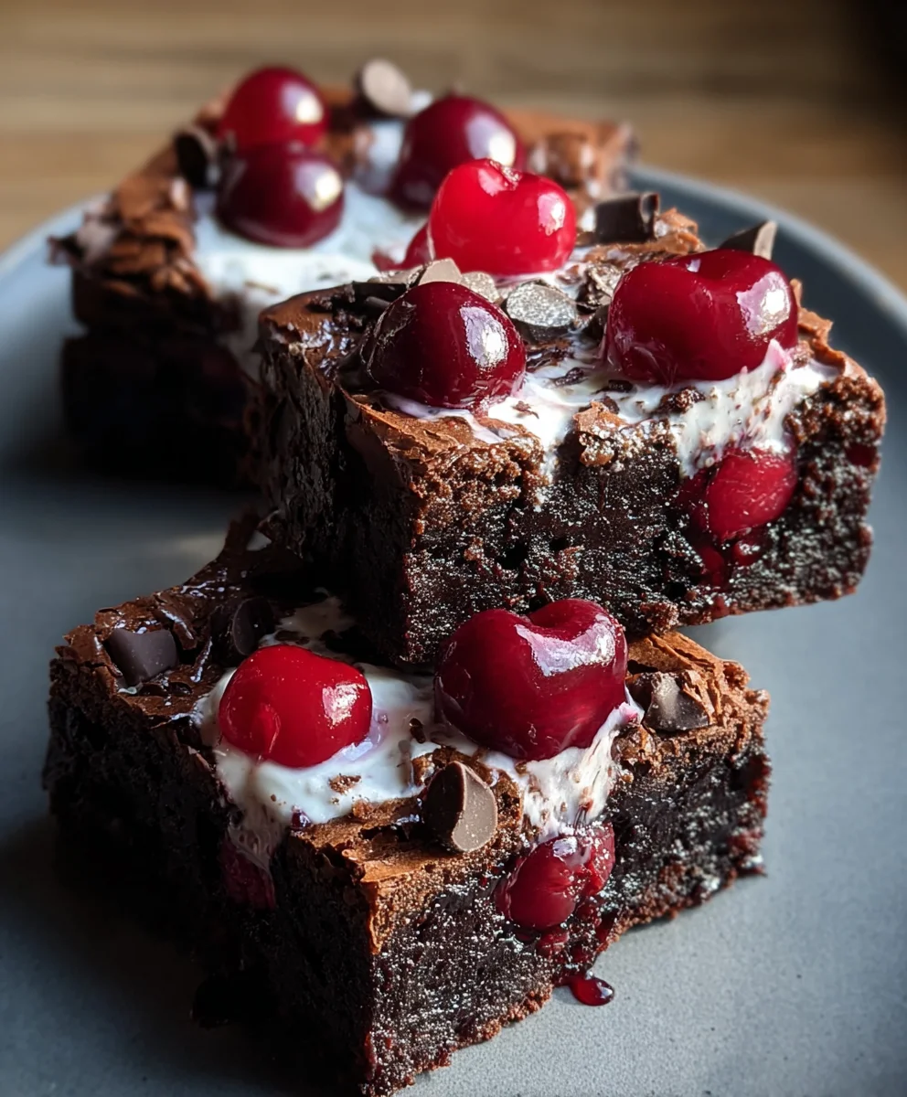 Small-Batch Black Forest Brownies-Decadent Treat