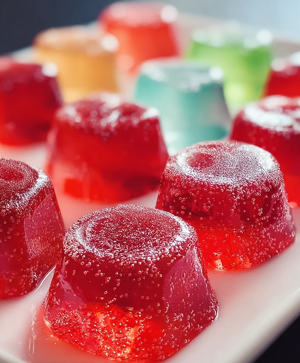 Boozy Jello Candy Melts - Sweet-Spiked Treats