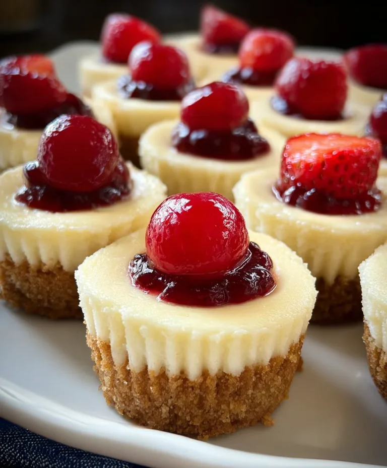 Super Easy Mini Cheesecakes Vanilla Wafer Crust