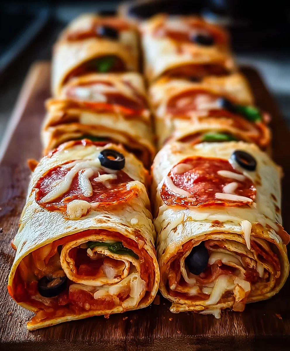 Easy Baked Pizza Wraps - Quick Family Dinner Idea