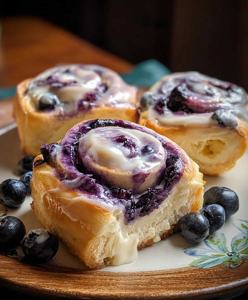 Blueberry Cheesecake Rolls-Easy Dessert Recipe