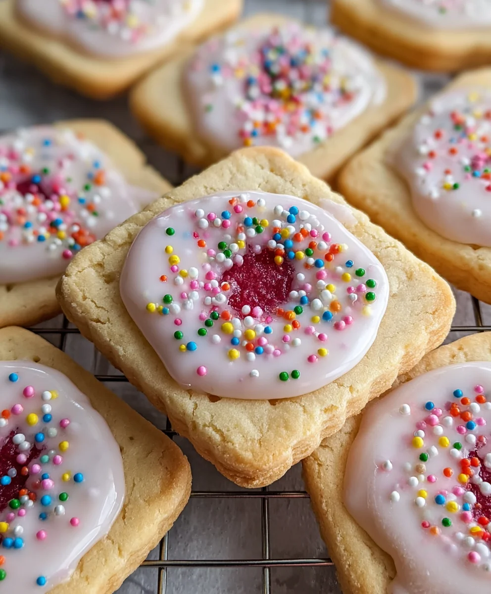 Frosted Pop-Tart Cookies-Deliciously Sweet & Easy Recipe