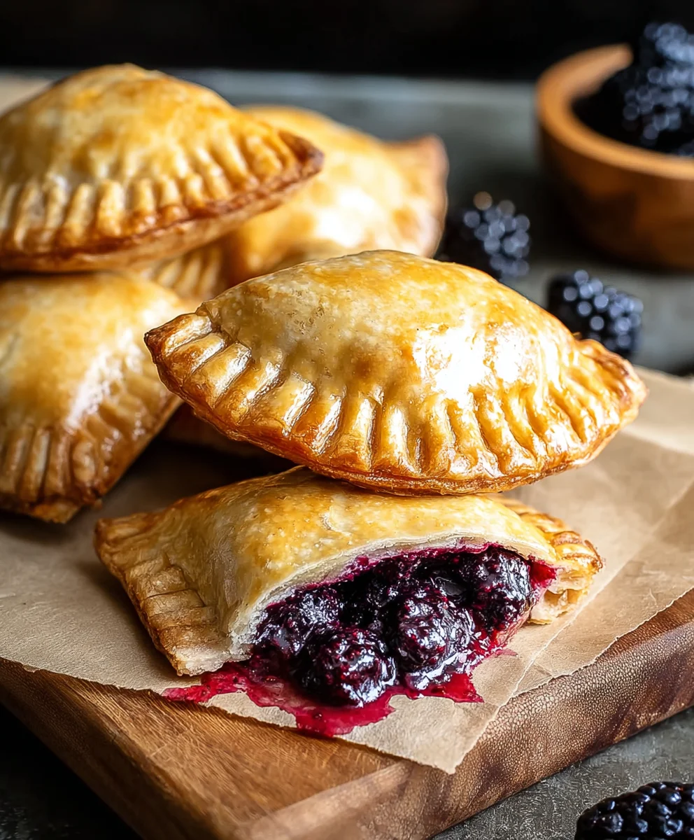 Blackberry Hand Pies-Easy Rustic Dessert Recipe