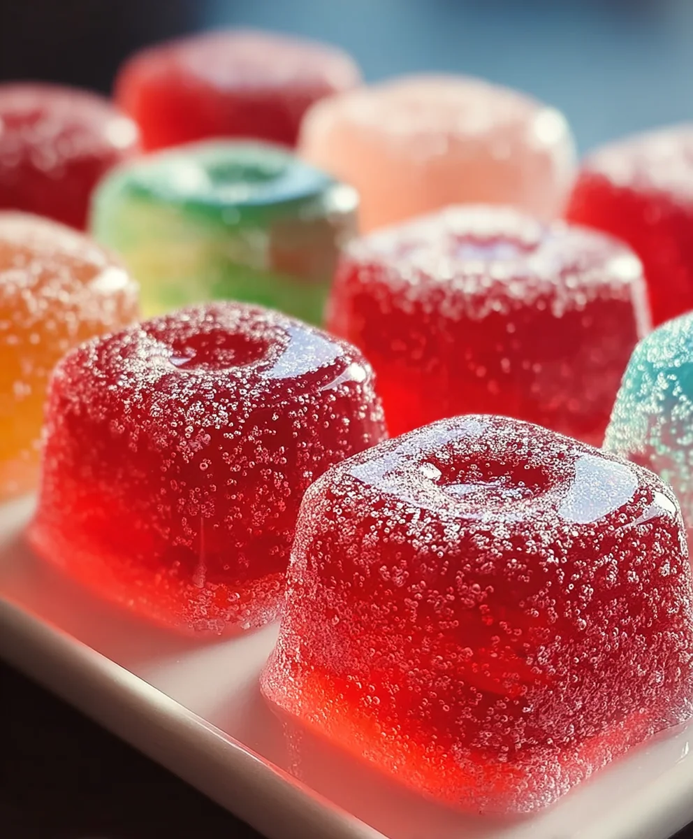 Boozy Jello Candy Melts - Sweet-Spiked Treats
