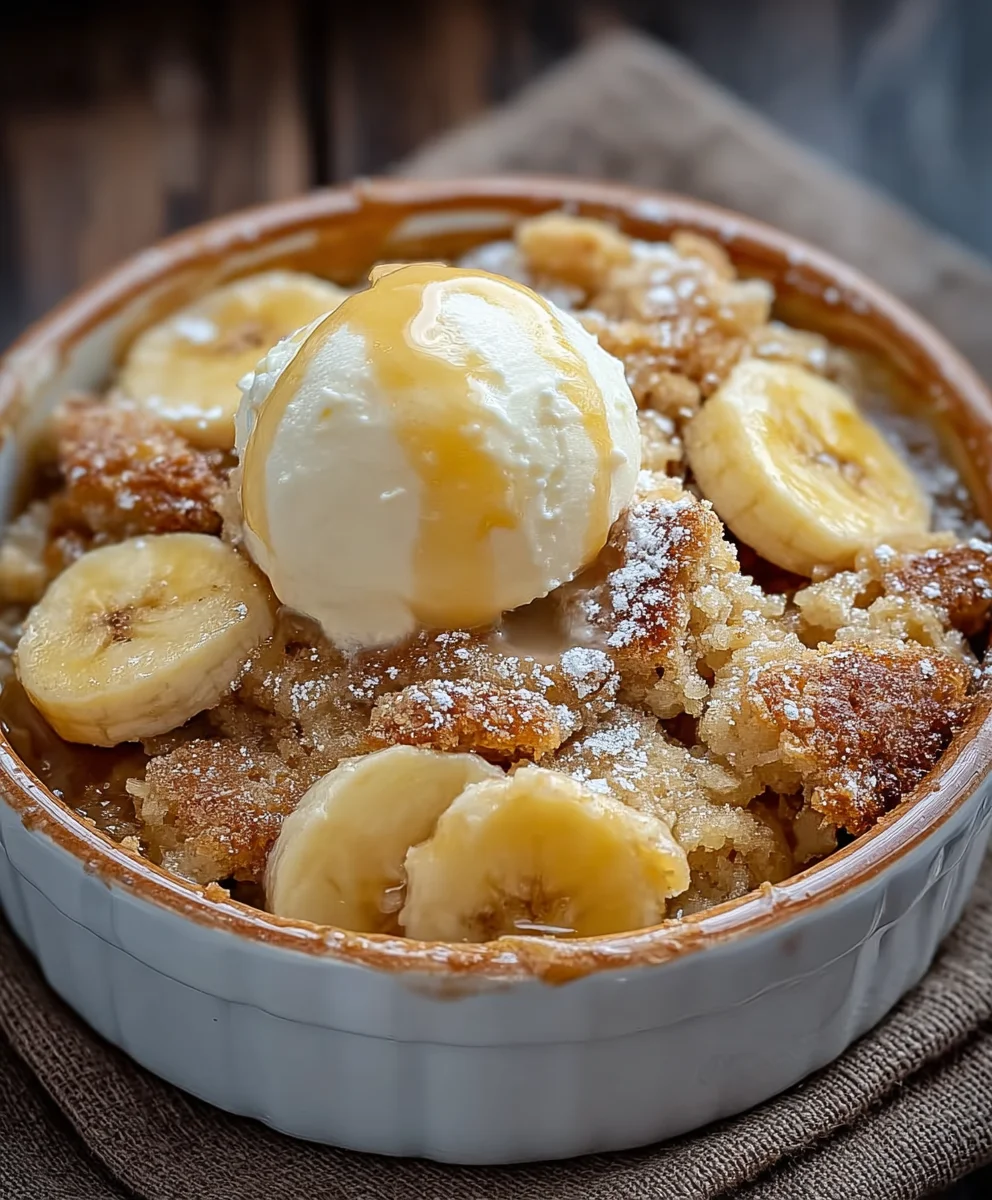 Southern Banana Cobbler - Easy Delight Recipe