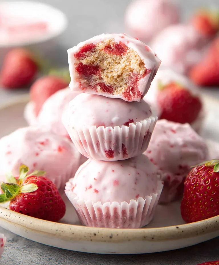 Easy Strawberry Yogurt Bites Healthy Snack
