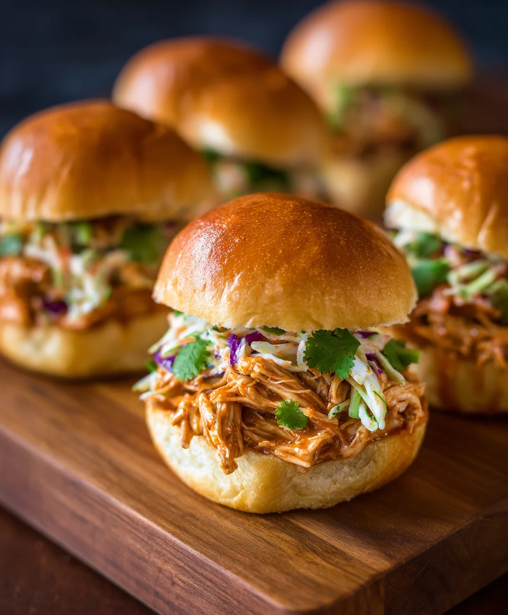 Easy Bang Bang Chicken Sliders Quick Recipe