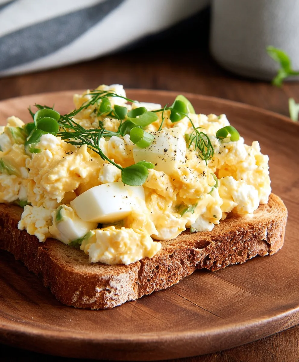Egg Salad Cottage Cheese No Mayo Healthy Recipe