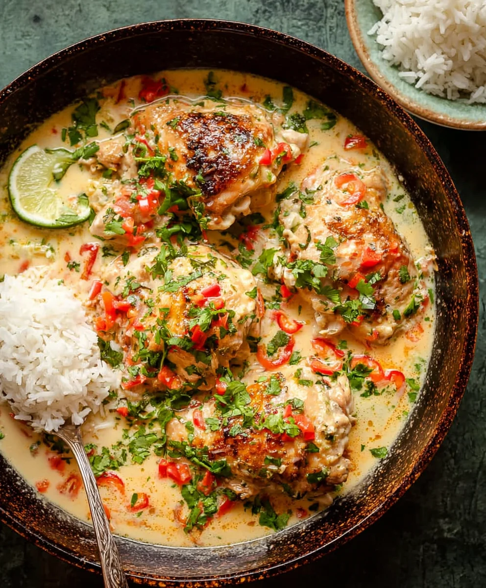 Creamy Coconut Milk Chicken- Easy Flavorful Dinner