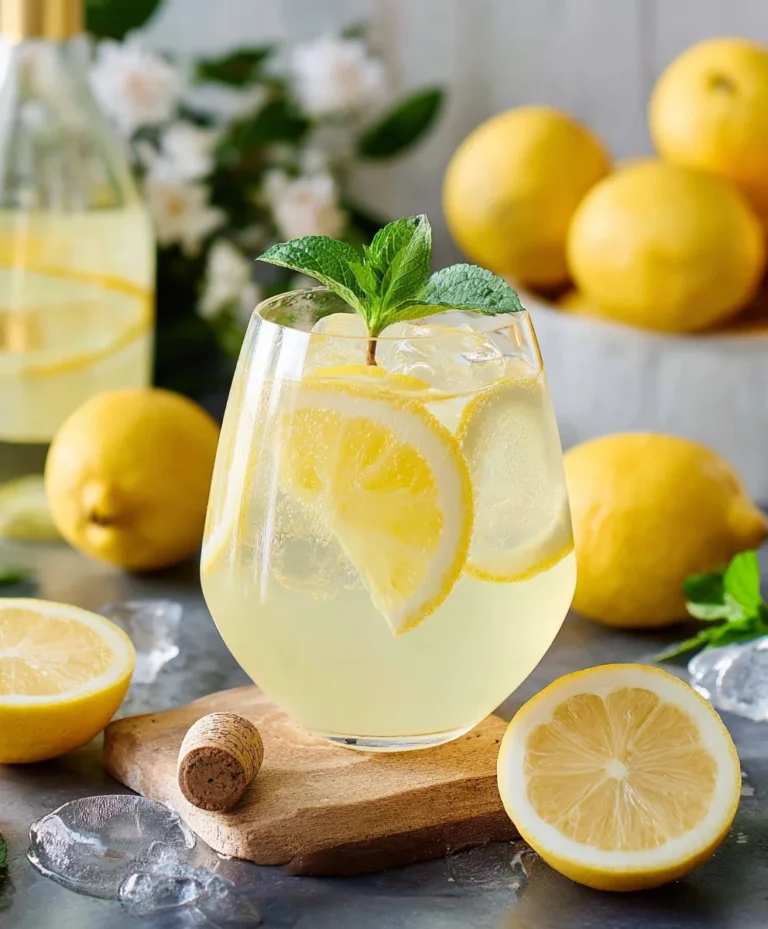 Refreshing Limoncello Spritz-Easy Non-Non-Non-Alcoholic Alternativeic Drink