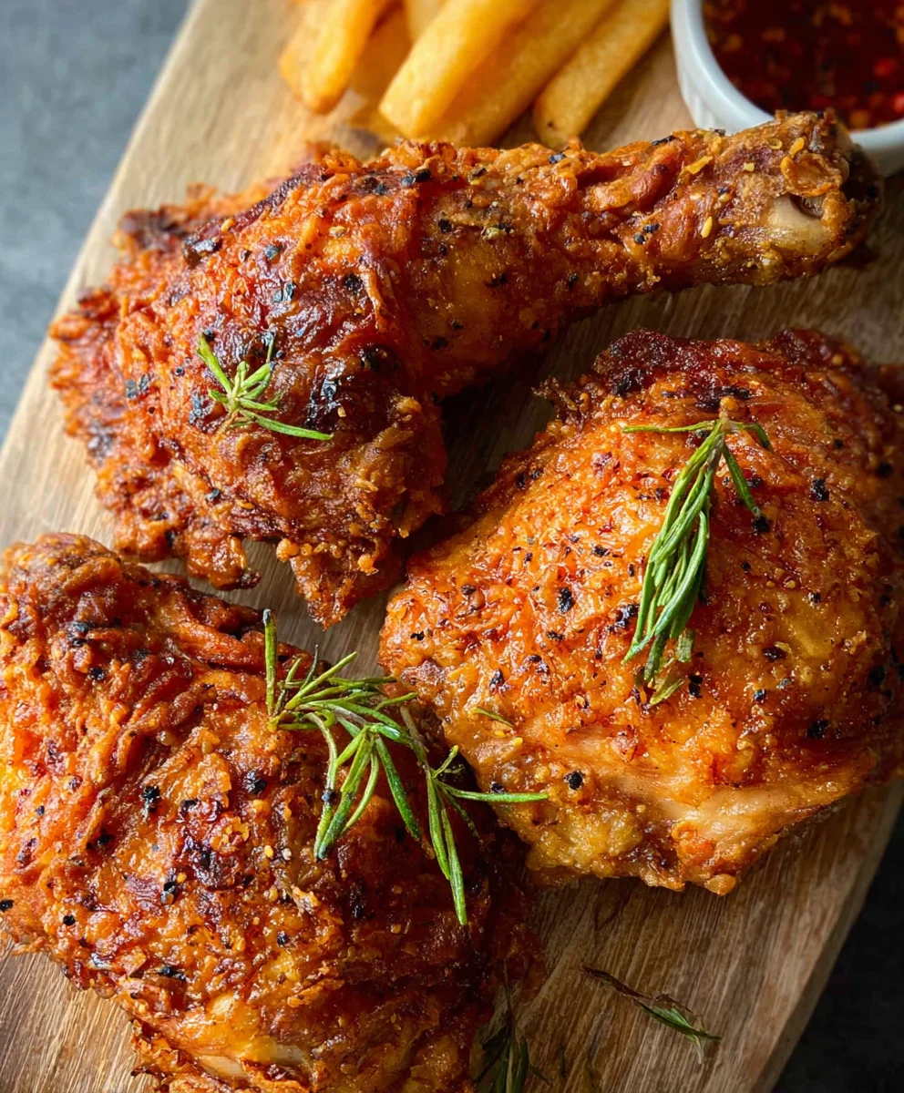 Crispy Juicy Fried Chicken - Best Recipe