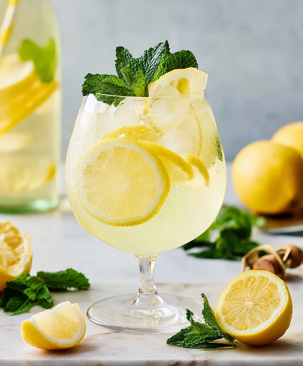 Refreshing Limoncello Spritz-Easy Non-Non-Non-Alcoholic Alternativeic Drink