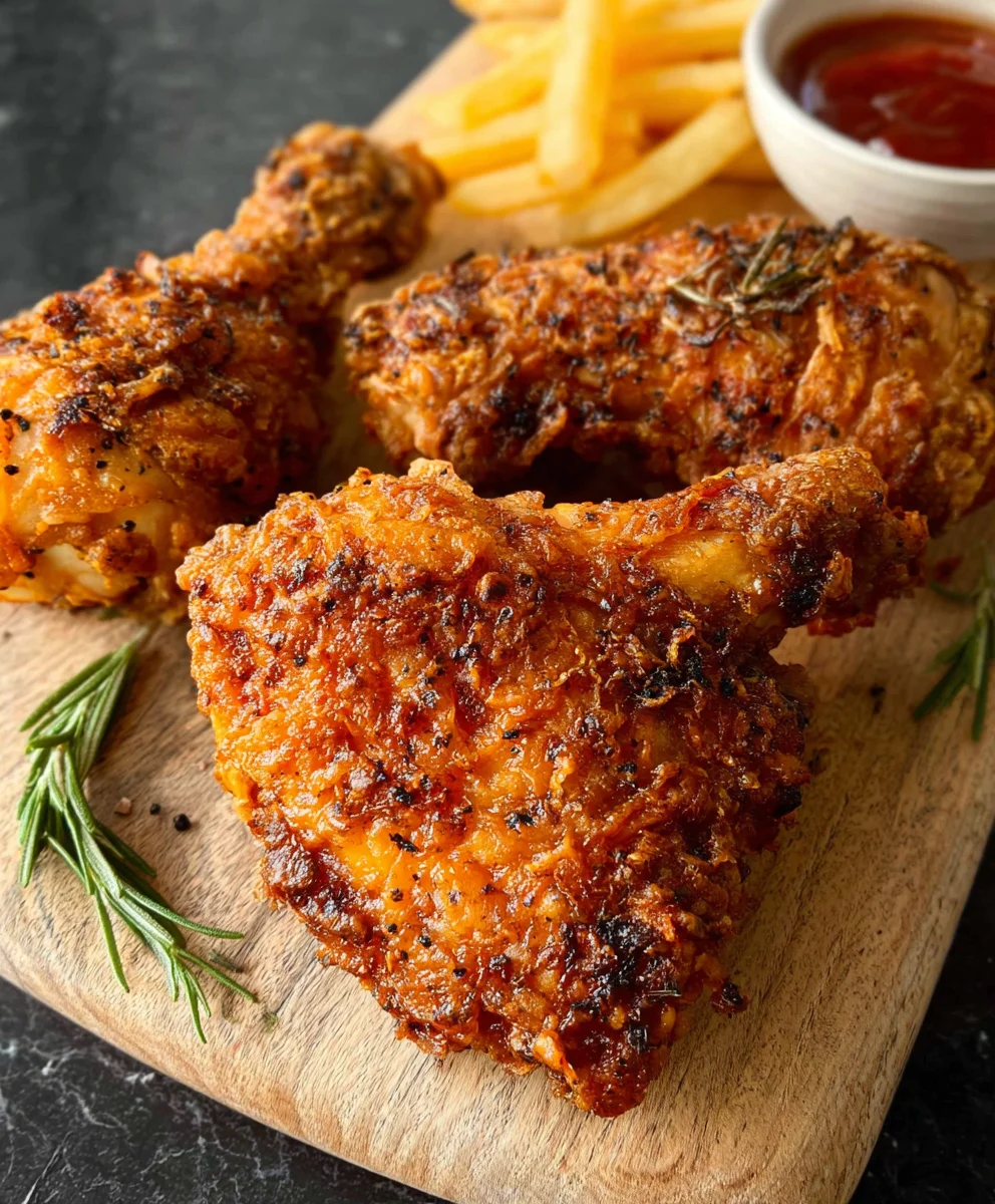 Crispy Juicy Fried Chicken - Best Recipe